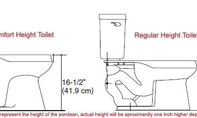 What’s the Difference Between Standard Height vs. Comfort Height Toilets?