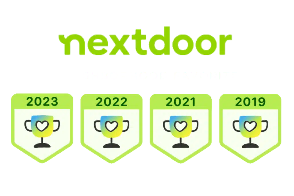 Nextdoor Neighborhood Favorite award badge for Henry Plumbing