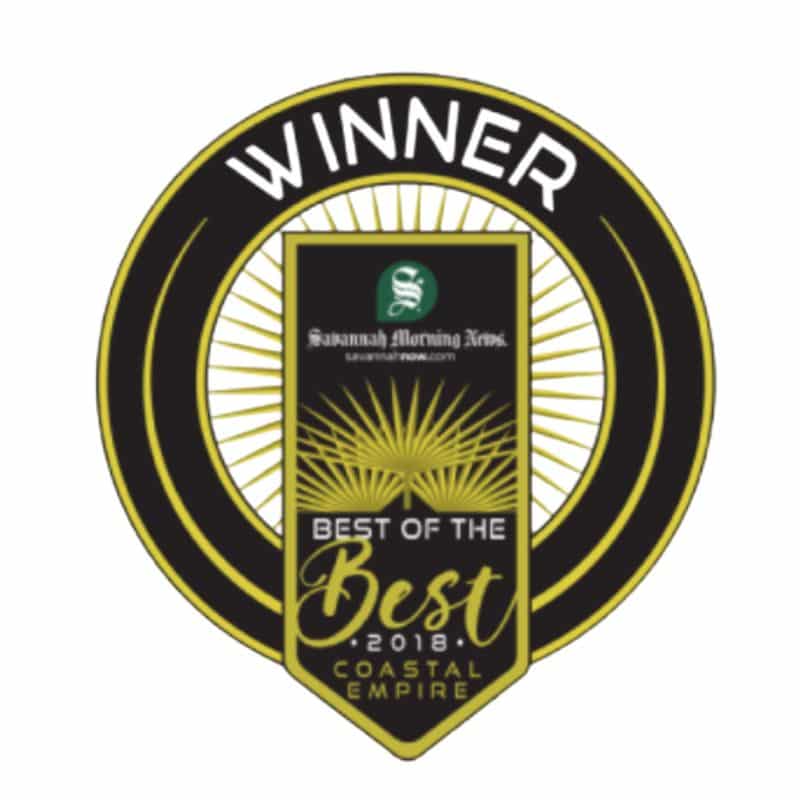 Best business award badge for Savannah area company