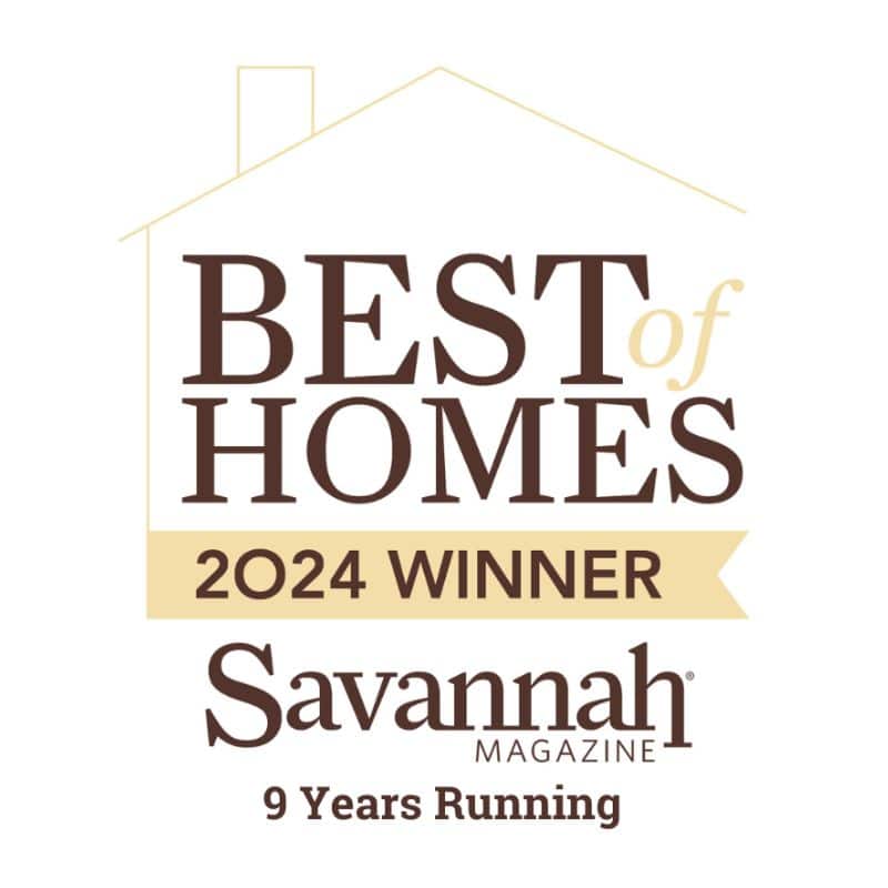 Savannah Magazine Best of Homes 2024 award recognition