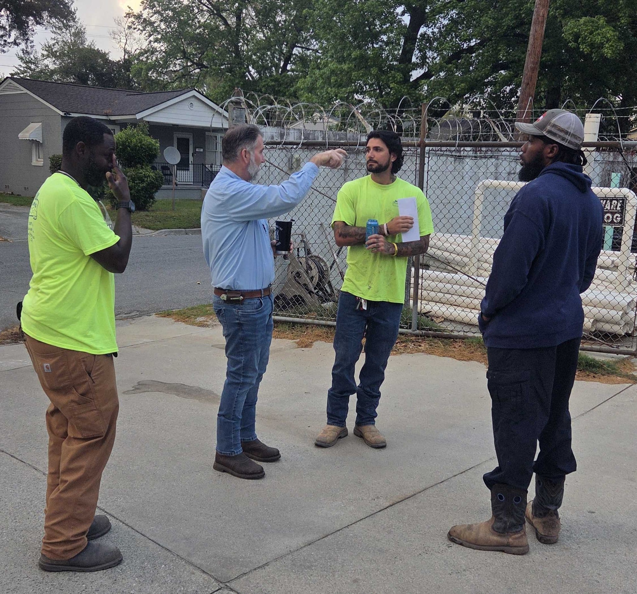 Henry Plumbing's Commercial Plumbing crew led by CEO Todd Reed—every project is tackled with care, precision, and teamwork.