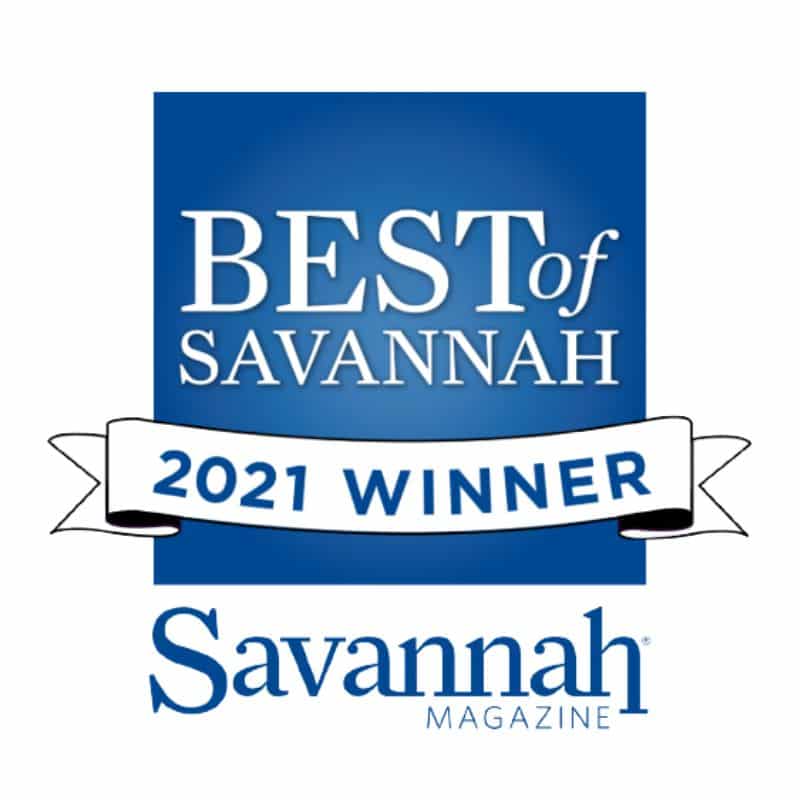 Savannah Magazine Best of Savannah 2021 winner badge
