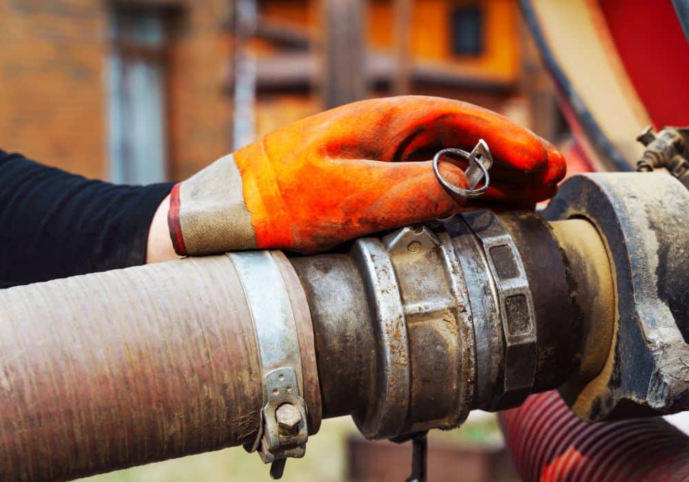 Pipe repair and plumbing maintenance on commercial piping system